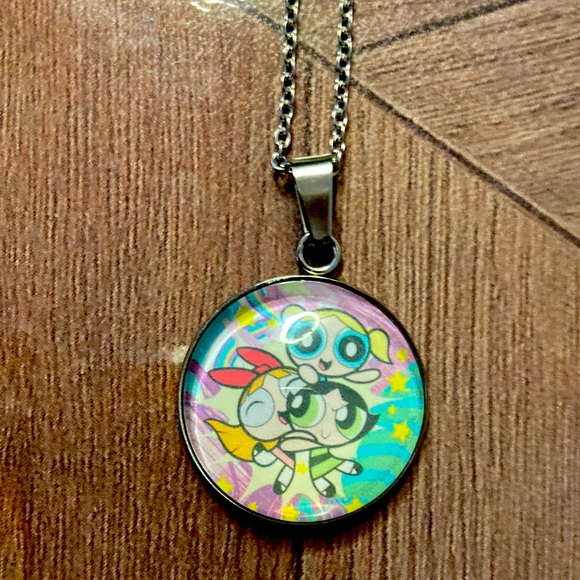 Jewelry Custom Made Powerpuff Girls Necklace Poshmark